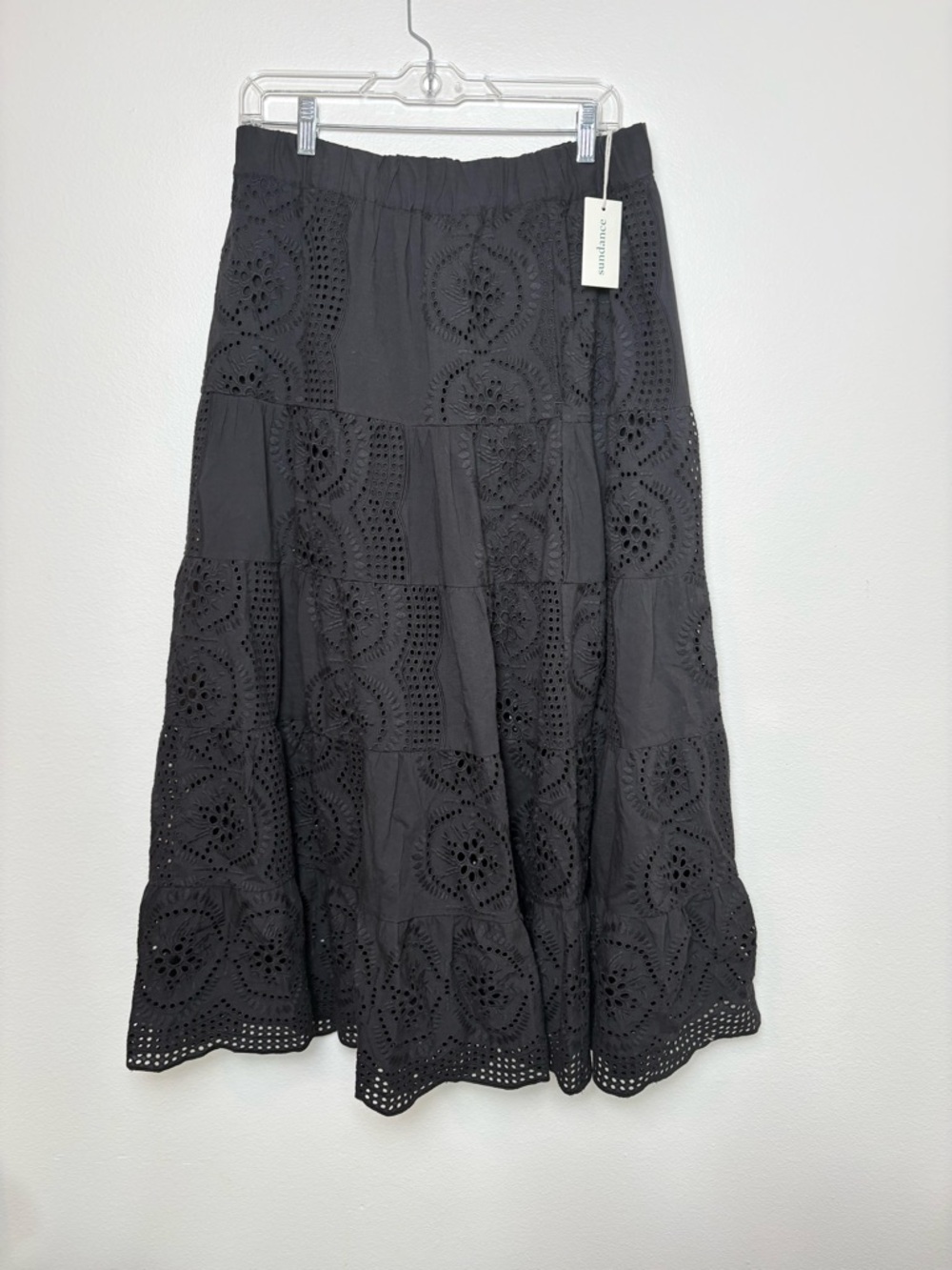 Sundance Ensenada Skirt Cotton Eyelet Maxi - Picture 2 of 5